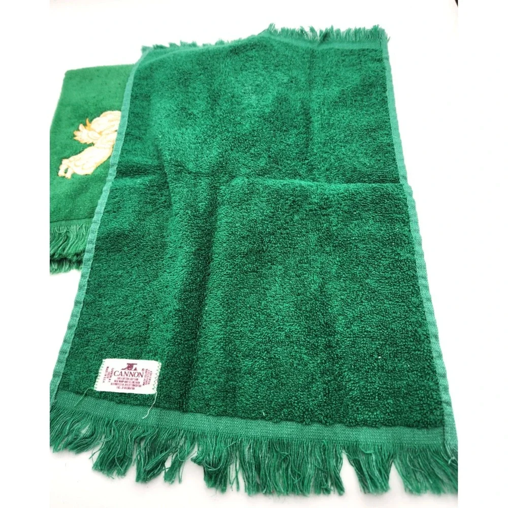 Christmas Guest Finger Towels Vintage Fieldcrest Martex Cannon Lot of 3